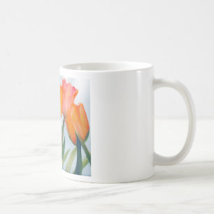 Caneca De Café Laranja Citrus Tulips