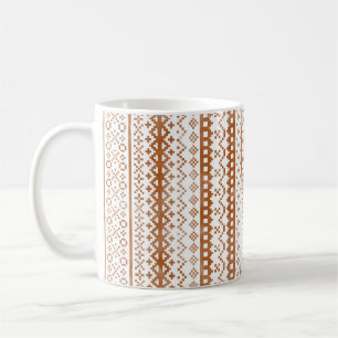 Caneca De Café Laranja de Lábio de Isle Knit Watercolor