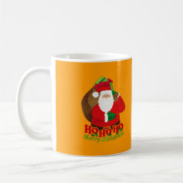 Caneca De Café Laranja do papai noel "se você não acredita…"