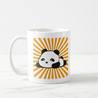 Caneca De Café Laranja do pop da panda de Kawaii