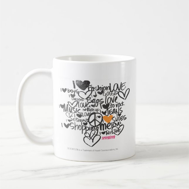 Caneca De Café Laranja dos grafites (Esquerda)
