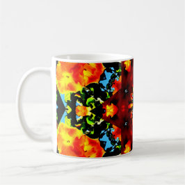 Caneca De Café Laranja Floral