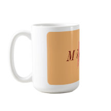 Laranja Minimalista e Vermelho Escuro Iniciais