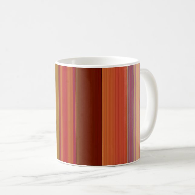 Caneca De Café Laranja Queimado (Frente Esquerda)