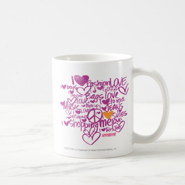 Caneca De Café Laranja/roxo dos grafites (Direita)