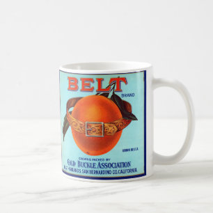 Caneca De Café Laranjas da Belt Marca da Califórnia