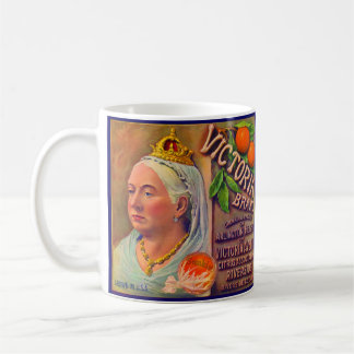 Caneca De Café Laranjas da marca Vitória etiqueta de fruta da déc