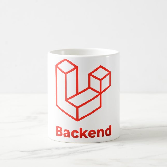 Caneca De Café Laravel de back-end (Centro)
