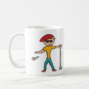 Caneca De Café Largar O Microfone