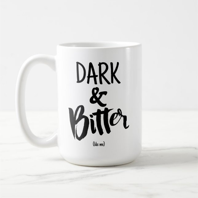 Caneca De Café Large Mug - Dark & Bitter (Esquerda)