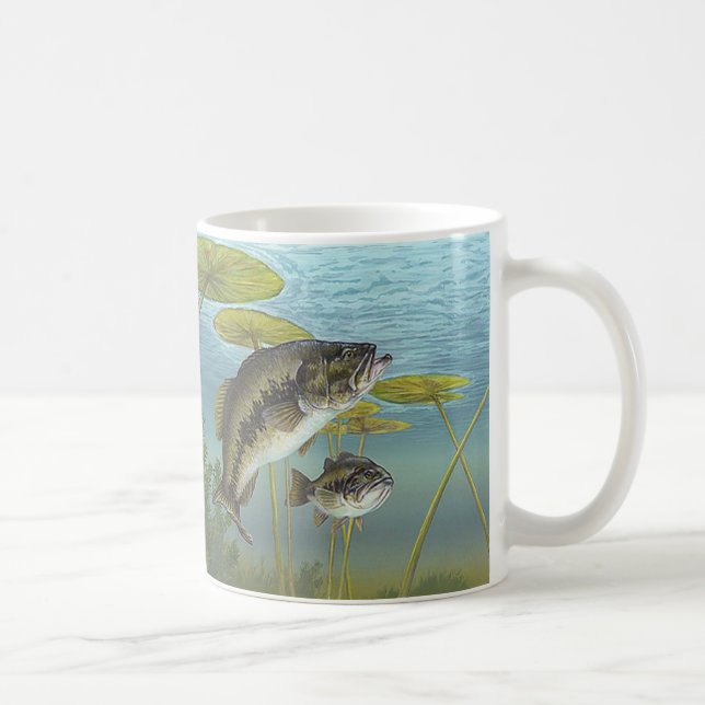 Caneca De Café Largemouth Bass (Direita)