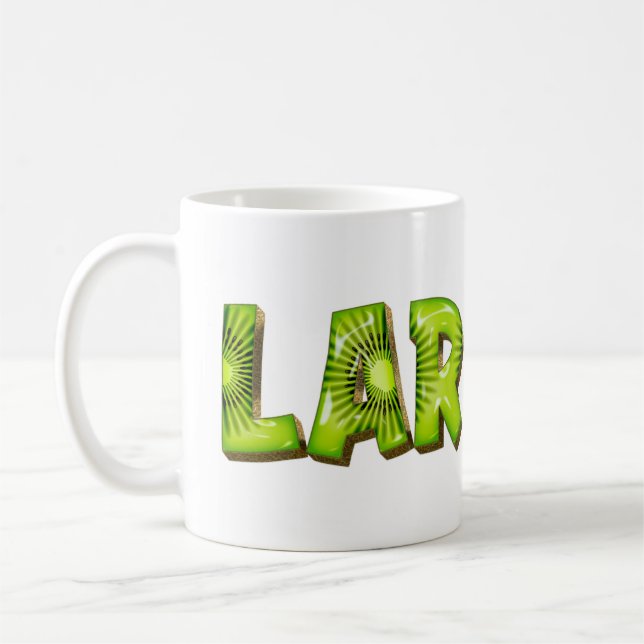 Caneca De Café Larissa Name Kiwi Style Tasse Teetasse Kaffeetasse (Esquerda)