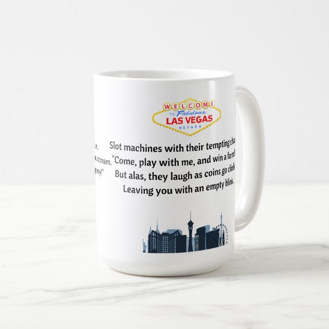 Caneca De Café Las Vegas (Frente Esquerda)