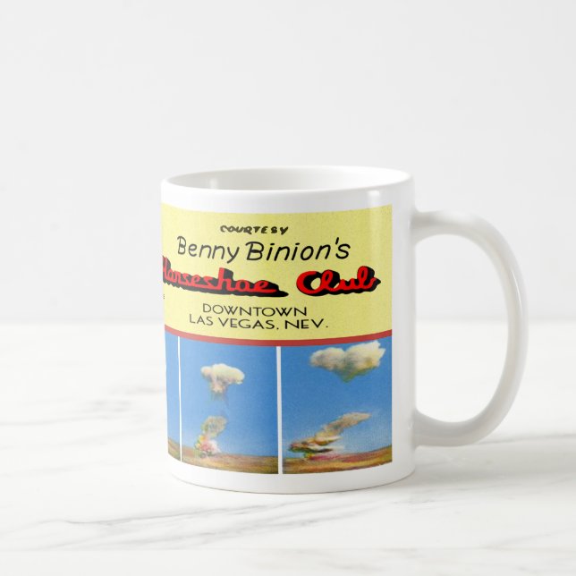 Caneca de café Las Vegas Atom Bomb Blasts (Direita)