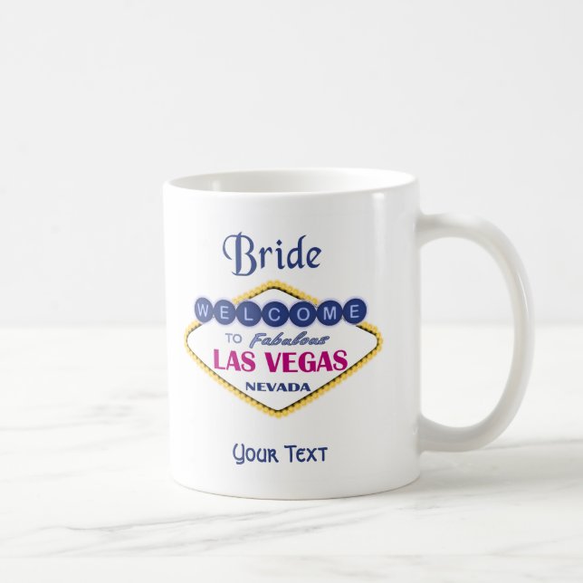 Caneca De Café Las Vegas Bride Mug (Direita)