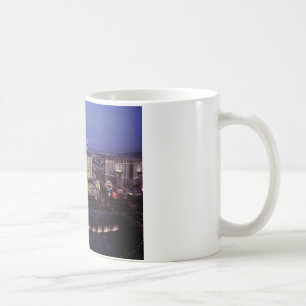 Caneca De Café Las Vegas Strip Aerial View Casino Gambling City