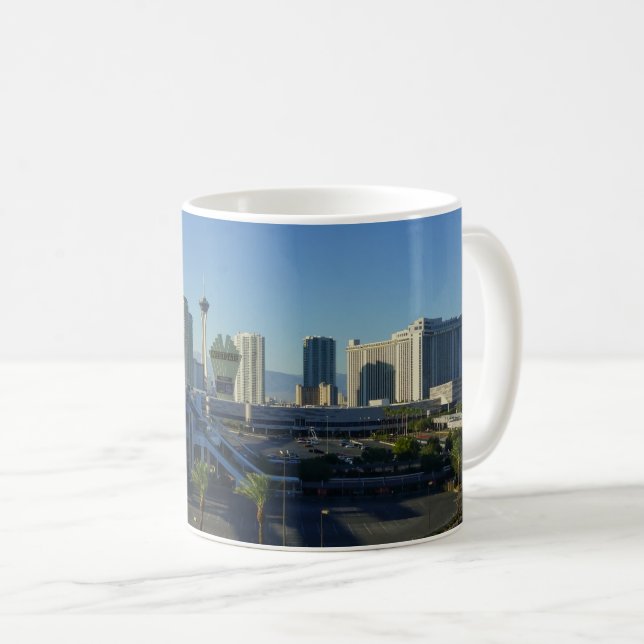 Caneca De Café Las Vegas Strip Ahead Café Mug (Frente Esquerda)