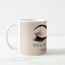 Caneca De Café Lashes Extenção Beleza Studio Blush Eye Glitter