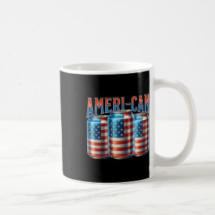 Caneca De Café Lata de cerveja engraçada Ameri-can Bandeira Patri