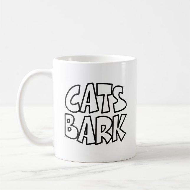 Caneca De Café Latido de gatos (Esquerda)