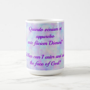Caneca De Café Latim Quando Posso Entrar