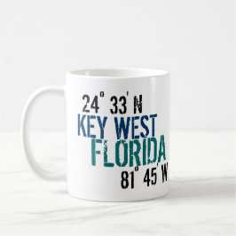 Caneca De Café Latitude de Key West