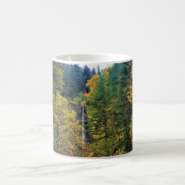 Caneca De Café Latourell Falls, Columbia River Gorge, Oregon (Centro)
