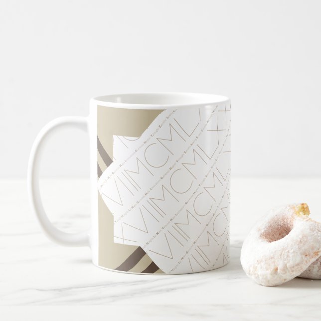 Caneca De Café Latte (Com Donut)