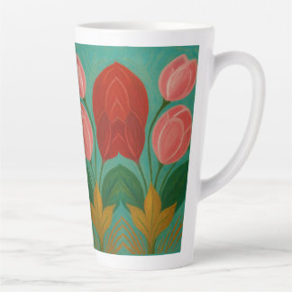 Caneca de café latte