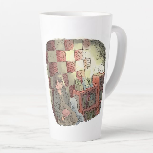 CANECA DE CAFÉ LATTE さやしにじ (Ângulo direito)