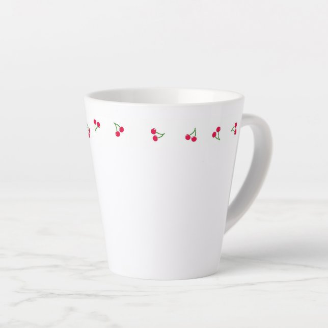 CANECA DE CAFÉ LATTE ェ リ ー&ギ ン ガ   ム (Ângulo direito)