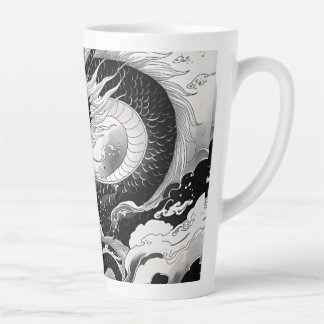 CANECA DE CAFÉ LATTE 龍の神聖な力