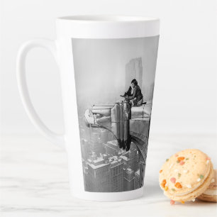 CANECA DE CAFÉ LATTE 1935 FOTO DA NOVA IORQUE DE MARGARET BOURKE