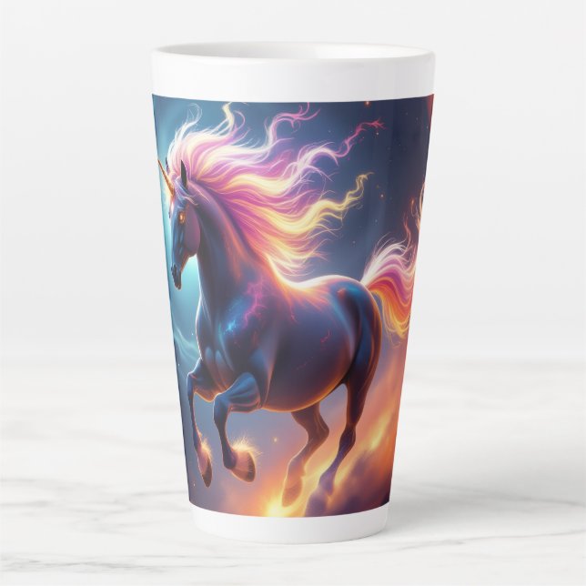 Caneca De Café Latte „2026 – Das Jahr des Feuerpferds“ (Frente)