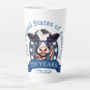 Caneca De Café Latte 250º Aniversário dos Estados Unidos