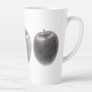 CANECA DE CAFÉ LATTE 3個のりんご　横