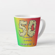 50 º aniversário do Rainbow Latte Mug