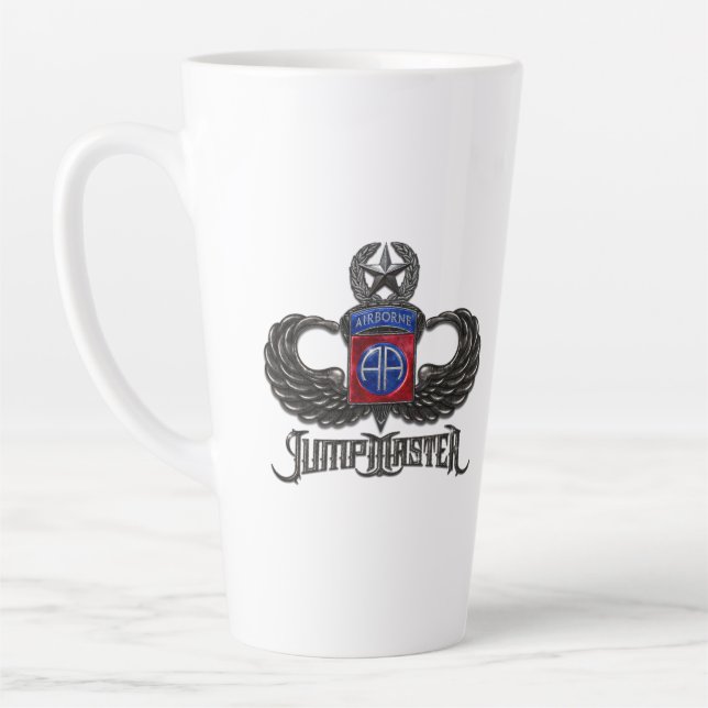 Caneca De Café Latte 82ª Cama Branca de Jumpmaster (Esquerda)