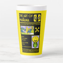 Caneca De Café Latte A Arte Da Procrastinação - Mañana