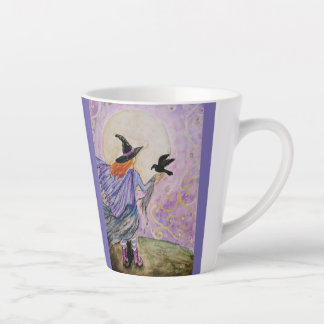 Caneca De Café Latte A Bruxa Pequena e o Raven 2