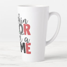 Caneca De Café Latte A cor da pele não é um crime