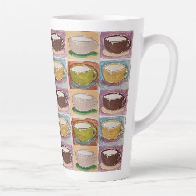 Caneca De Café Latte A Couple Of Cups (Direita)