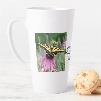 Caneca De Café Latte A Esperança Flutua Em Grande Caneca De Latte SVGTS