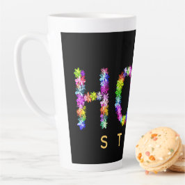 Caneca De Café Latte A Esperança Nunca Desvanece | Esperança Inspirador