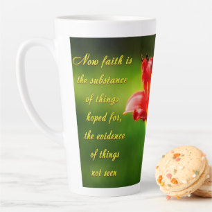 Caneca De Café Latte A fé é
