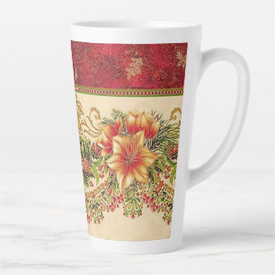Caneca De Café Latte A lésbica tarte de Natal!