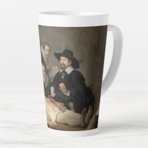 Caneca De Café Latte A lição de anatomia de Nicolaes Tulp