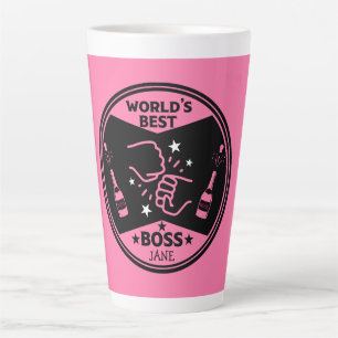 Caneca De Café Latte A maior chefe do mundo