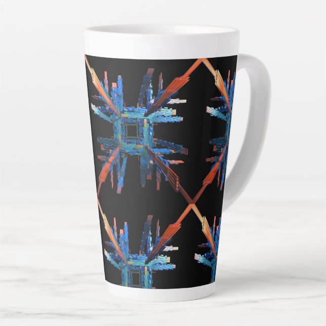 Caneca De Café Latte A Mecânica de tudo isso. (Ângulo direito)