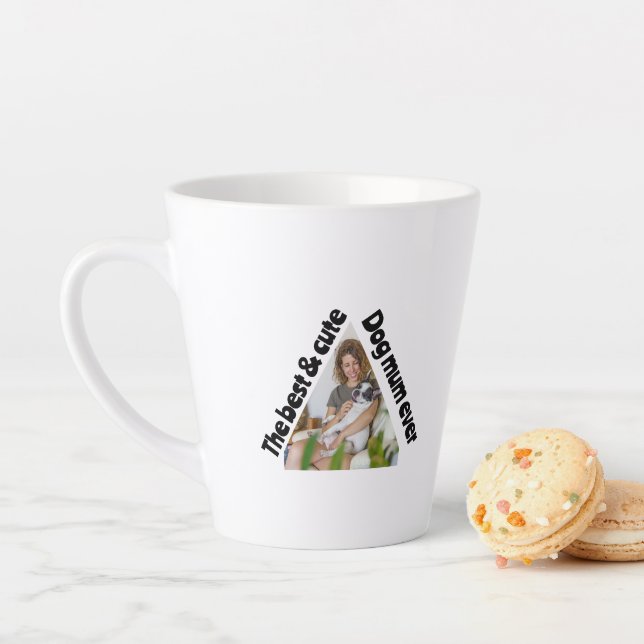 Caneca De Café Latte A Melhor Mãe De Cachorro (In Situ)
